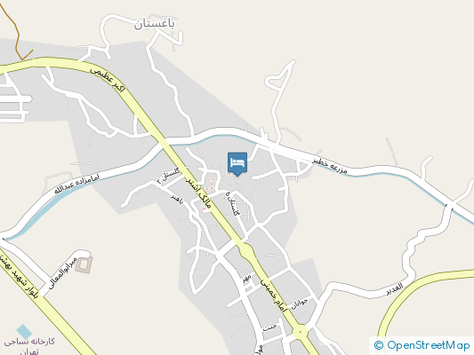 اقامتگاه بومگردی توسلیان نطنز روی نقشه