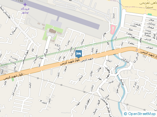 هتل آپارتمان امیر نوشهر روی نقشه