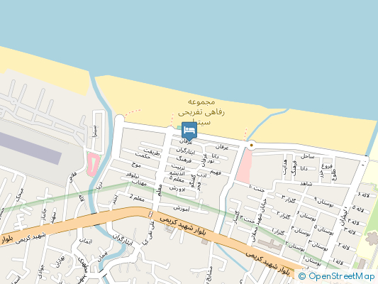 هتل نسیم نوشهر روی نقشه