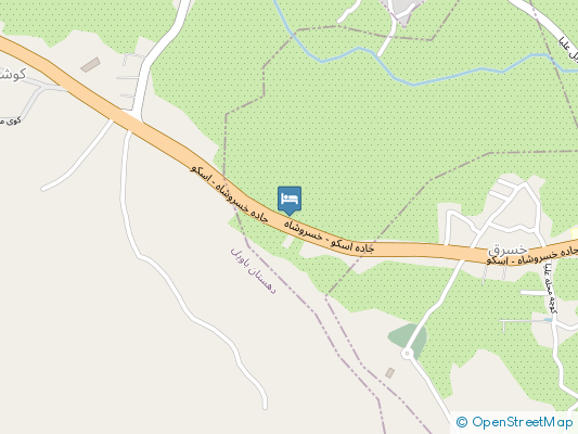 اقامتگاه بومگردی آتا باغی اسکو روی نقشه