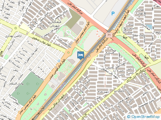 هتل آوا قم روی نقشه