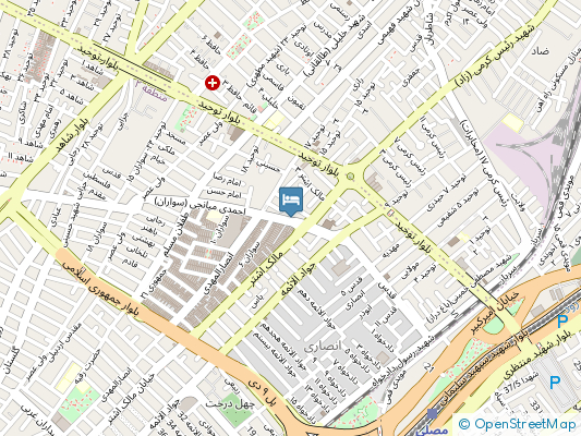 هتل فرتاک قم روی نقشه