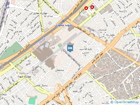 هتل مدینه المعصومه قم روی نقشه