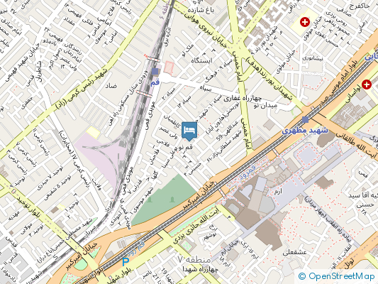 خانه مسافر سرائی(نفیس) قم روی نقشه