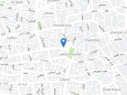 هتل آپارتمان زیبای سبزه میدان رشت روی نقشه