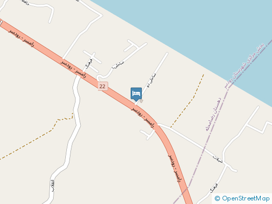 هتل پاپیون رودسر روی نقشه