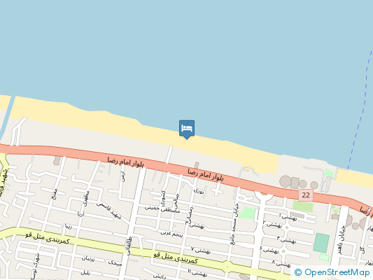 هتل بزرگ ملیا سلمان شهر روی نقشه