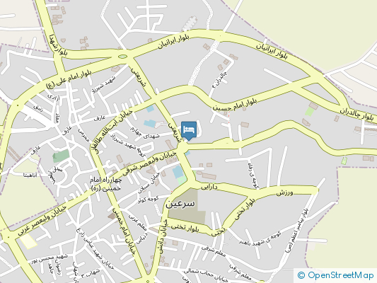 هتل آپارتمان فانوس سرعین روی نقشه