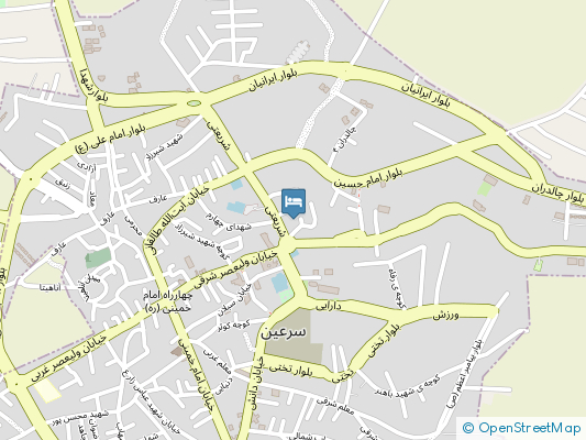 هتل آپارتمان خیام سرعین روی نقشه
