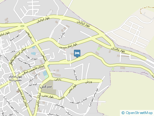 هتل آپارتمان مهر سرعین روی نقشه