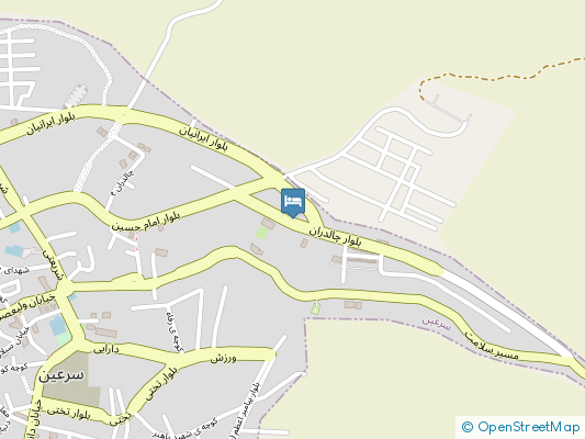 هتل آپارتمان نسترن سرعین روی نقشه