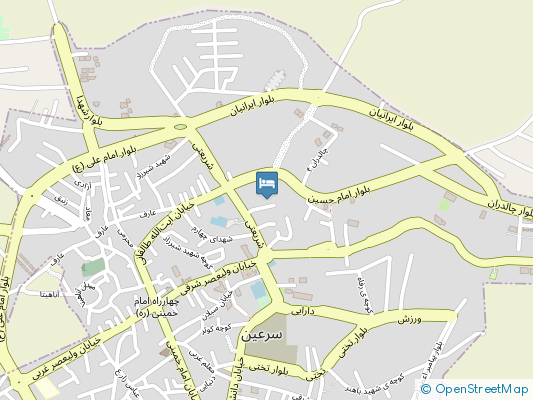 هتل صدف سرعین روی نقشه