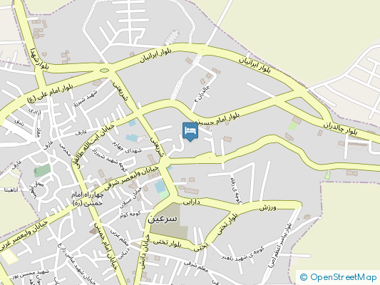 هتل ساسان سرعین روی نقشه