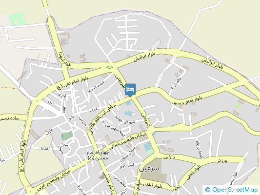 هتل آپارتمان طاووس سرعین روی نقشه