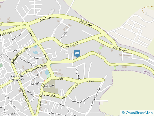 هتل آپارتمان زیتون سرعین روی نقشه