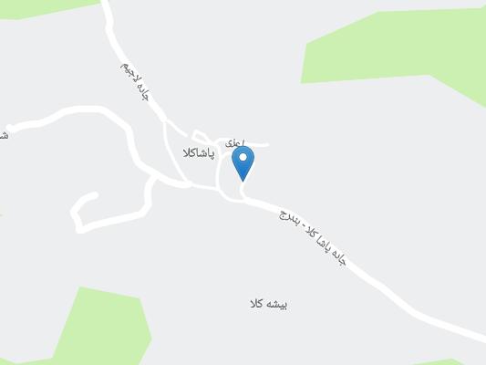 اقامتگاه بومگردی هیرکانی ساری روی نقشه