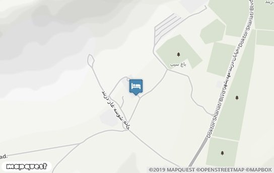 هتل دربند سمنان روی نقشه