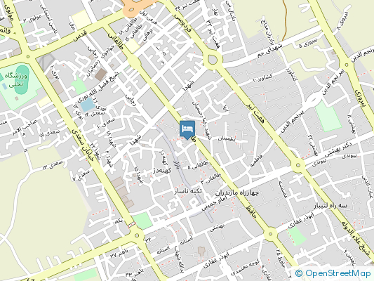 اقامتگاه سنتی خانه سمنانی ها سمنان روی نقشه