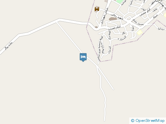 اقامتگاه بومگردی دزپارت اردل شهرکرد روی نقشه