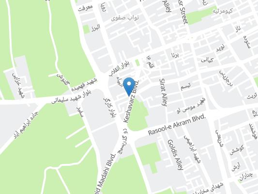 مهمانپذیر عرفان شهریار روی نقشه