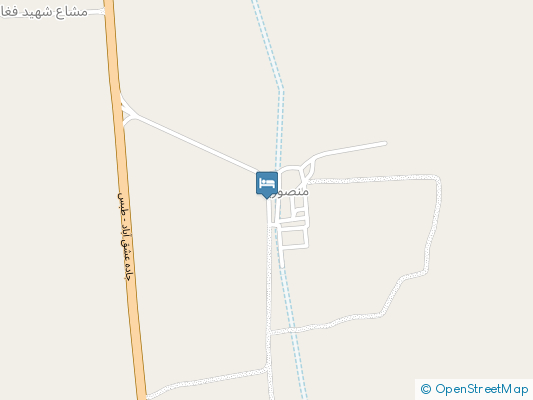 اقامتگاه بومگردی درویش طبس روی نقشه