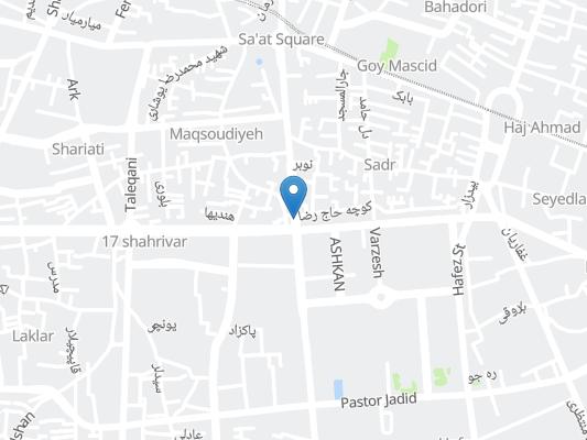هتل باغشمال تبریز روی نقشه