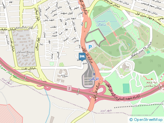 مهمانپذیر کایرا تبریز روی نقشه