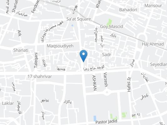 مهمانپذیر کیان کمال (آران) تبریز روی نقشه
