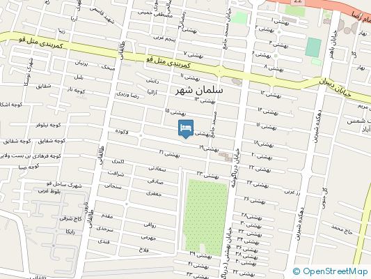 هتل تنکابن تنکابن روی نقشه