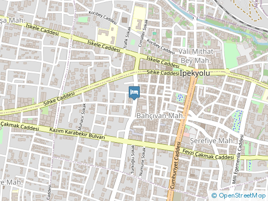 هتل کاراجا وان روی نقشه