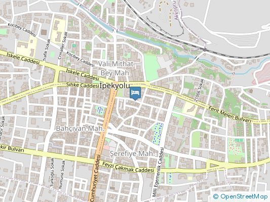 هتل رز لایف وان روی نقشه