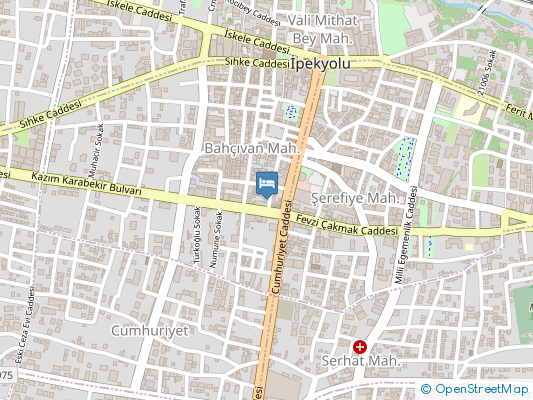 هتل فوآت fuat وان روی نقشه