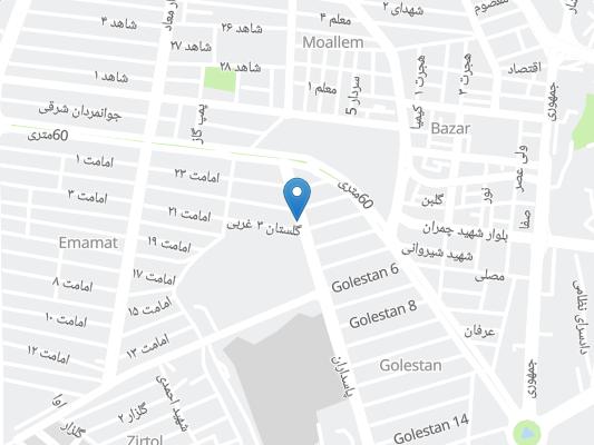 هتل نگین پانیذ دنا یاسوج روی نقشه