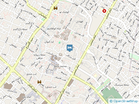 اقامتگاه بومگردی دلخش یزد روی نقشه