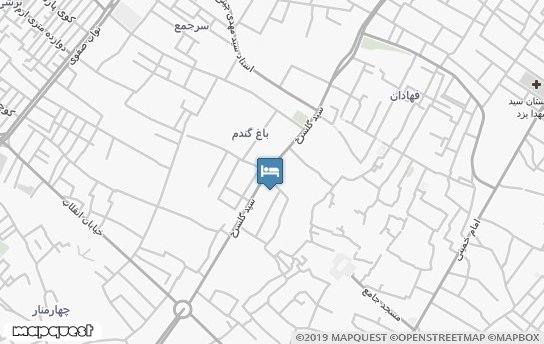 اقامتگاه بومگردی راچینه یزد روی نقشه