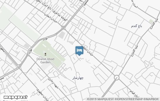 اقامتگاه بومگردی اوروزا یزد روی نقشه