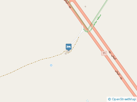 خانه مسافر زین الدین یزد روی نقشه