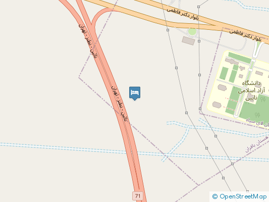 هتل نرگس زیبا کنار روی نقشه