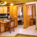 آپارتمان دو خوابه شش نفره(آپارتمان دوخوابه چهارنفره+دوسرویس اضافه) هتل آپارتمان شبستان مشهد