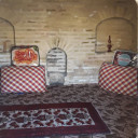 اتاق پنج نفره کفخواب(بدون سرویس بهداشتی) اقامتگاه بومگردی سرای ارغوانی طبس