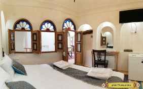 اتاق دبل جواهر اقامتگاه سنتی صباغیان کاشان