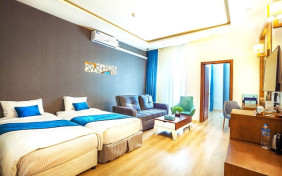 اتاق دو تخته توئین بدون پنجره هتل رویال پارک سرعین