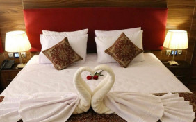 اتاق دوتخته برای یک نفر باغ هتل پارسیان یزد