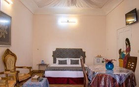 اتاق دوتخته دبل برلیان حیاط چهارم اقامتگاه سنتی نگین کاشان