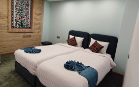 اتاق دو تخته توئین بوستان هتل بوتیک ماه گیسو شیراز