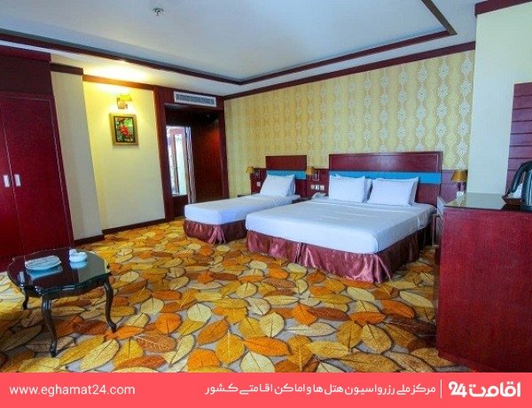 عکس اتاقهای هتل مدینه الرضا مشهد