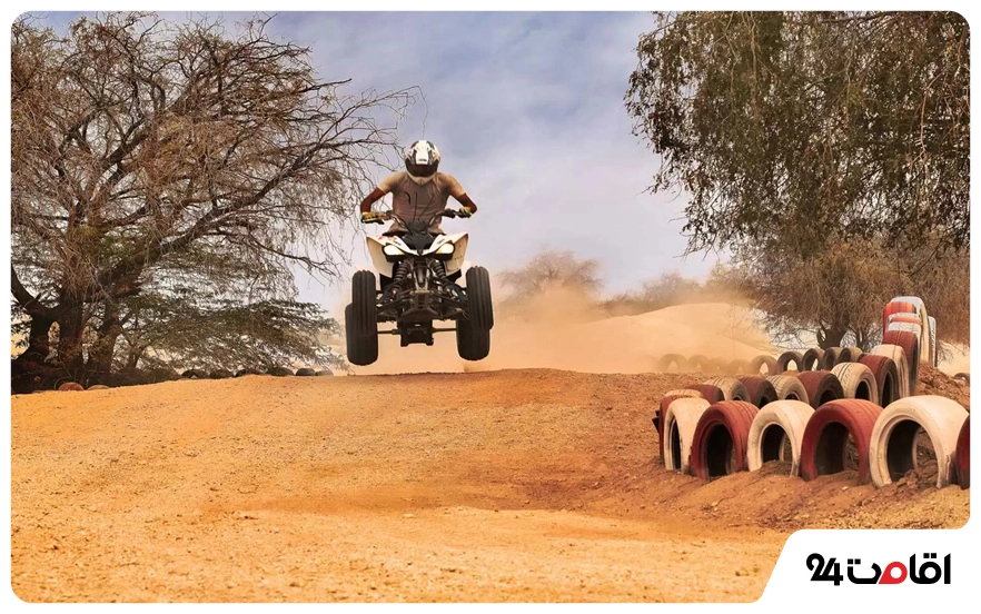 سافاری قشم با موتور ATV