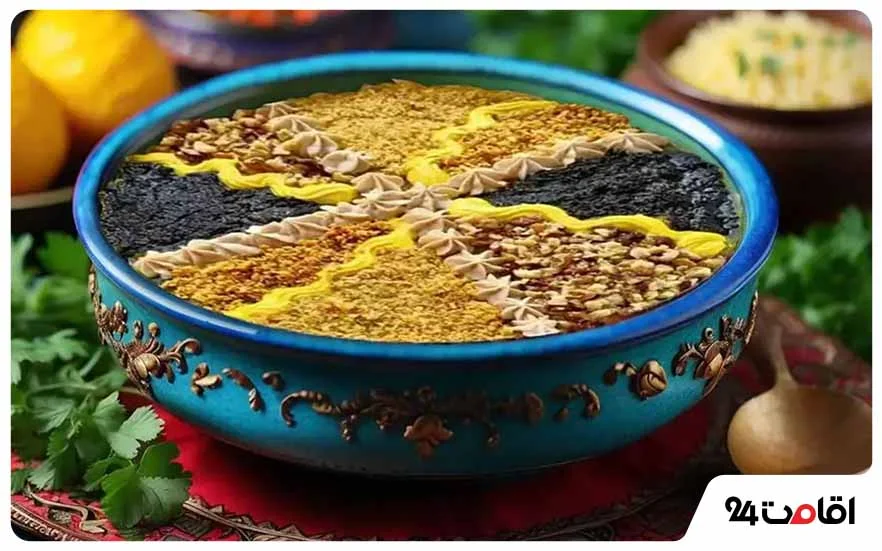حلیم بادمجان یکی از غذاهای سنتی اصفهانی