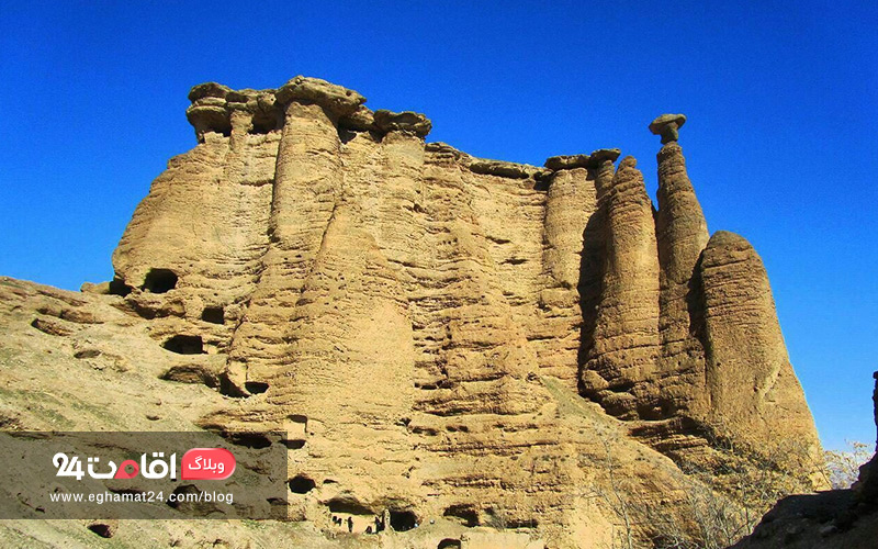 قلعه بهستان ماه نشان زنجان