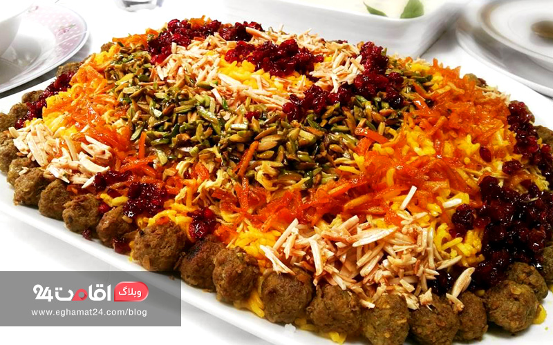 غذاهای ایرانی - مرصع پلو